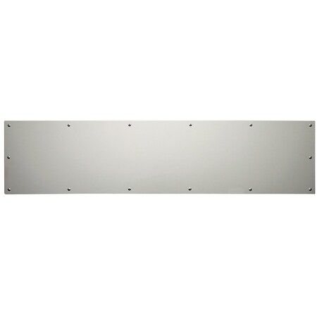Rockwood 6" x 34" Standard Duty Metal Kick Plate Bright Chrome Finish K105026634BEV